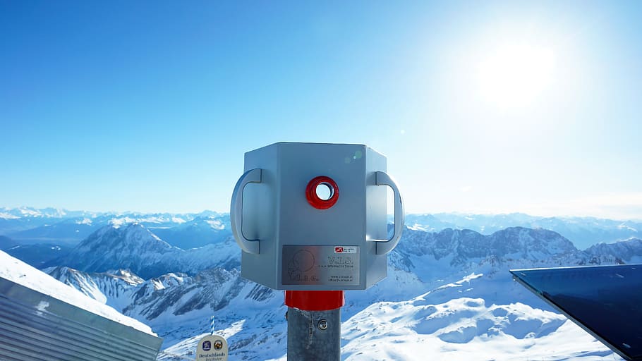 zugspitze, snow, winter, cold temperature, mountain, scenics - nature HD wallpaper