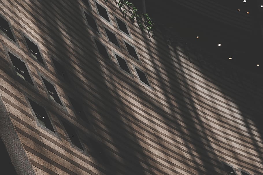 brown concrete building, taiwan, 京華城, urban, stripe, architecture HD wallpaper