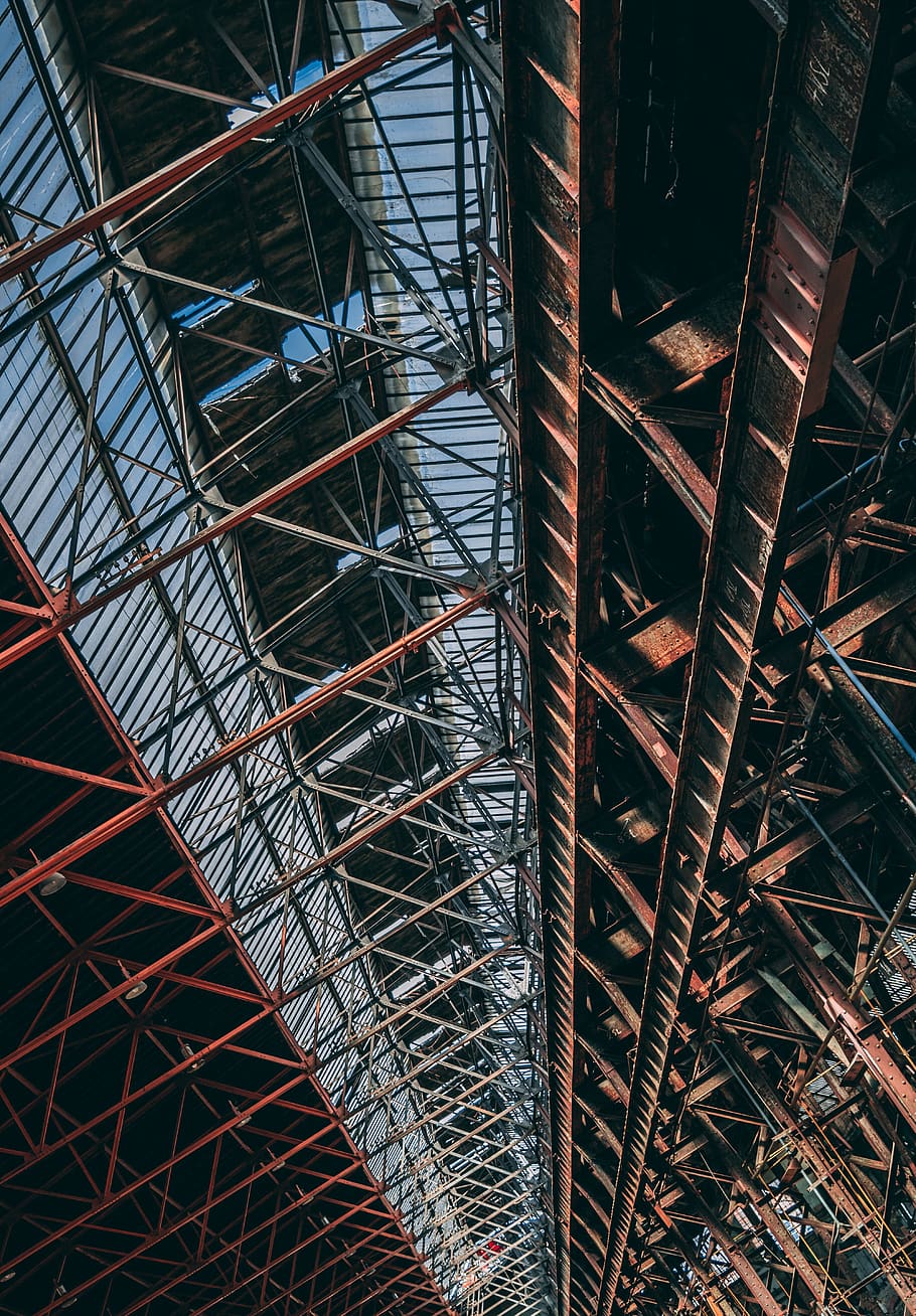 germany, trier, architecture, old, rust, rusty, red, steal HD wallpaper