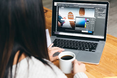Designer Picking Colors For Website Photo, Business, Laptop, Office HD wallpaper