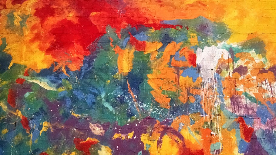art and craft, multi colored, creativity, paint, backgrounds HD wallpaper