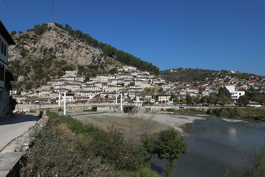 albania, berat, bridge, architecture, building exterior, built structure HD wallpaper