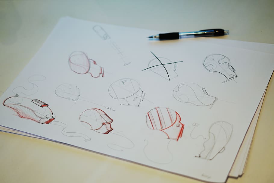 sketchbook, drawing, creative, design, industry design, art and craft HD wallpaper