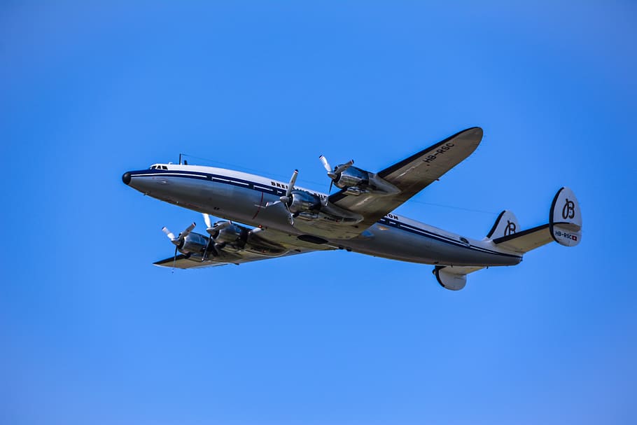aircraft, constellation, flight, history, propellers, aviation HD wallpaper