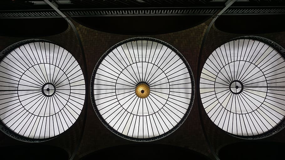 architecture, abstract, building, pattern, interior, no people HD wallpaper