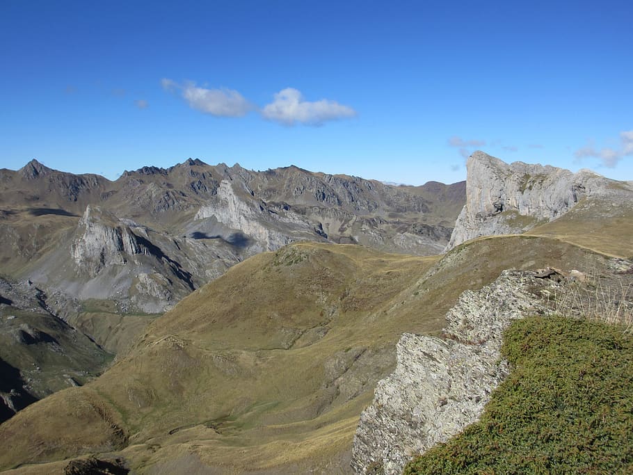 pourtalet, pyrénées, mountain, sky, scenics - nature, landscape HD wallpaper