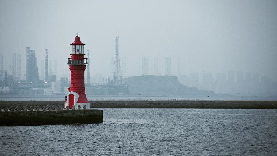 lighthouse, travel, built structure, water, architecture, tower HD wallpaper