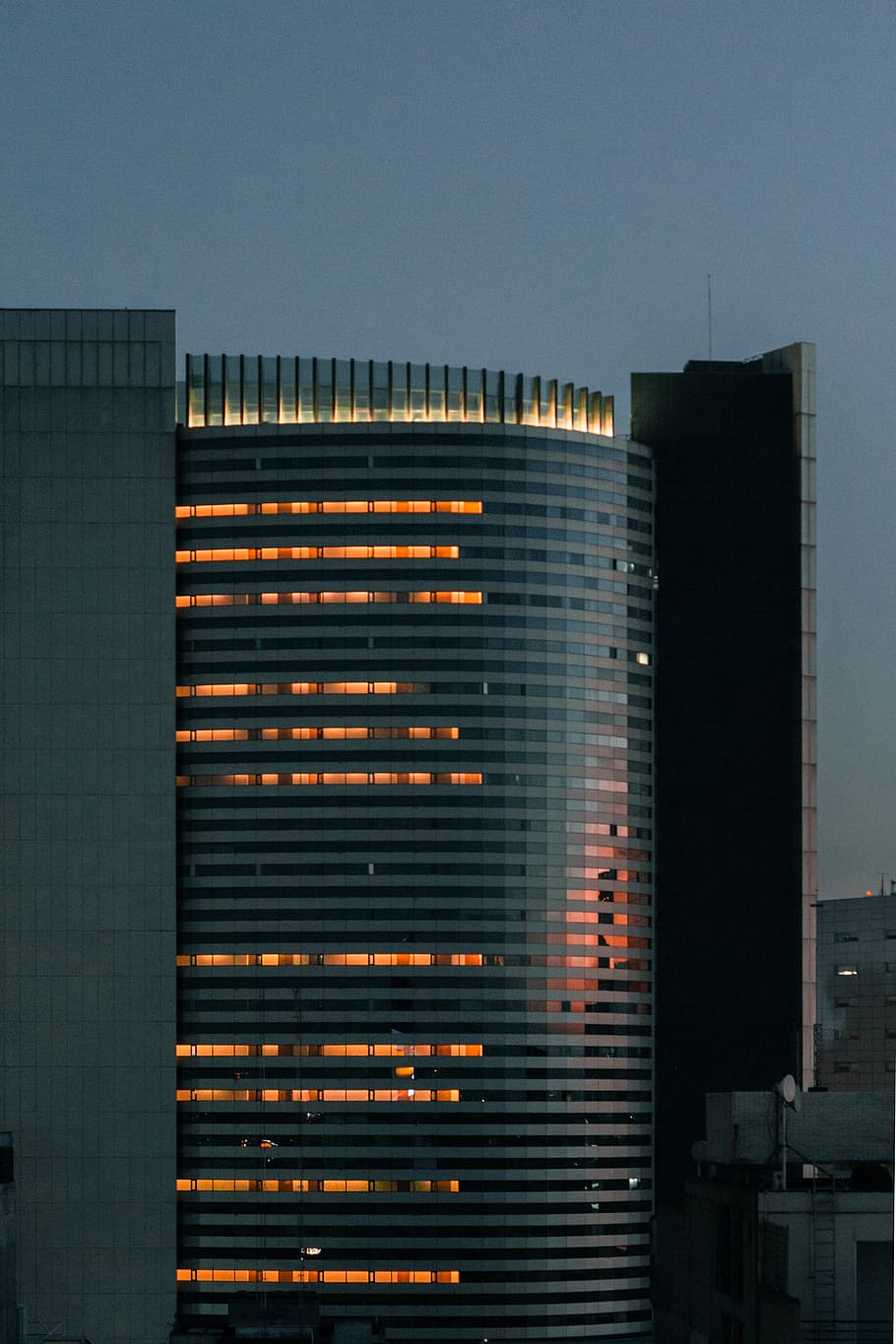 High-rise Building, architecture, city, evening, skyline, skyscraper HD wallpaper