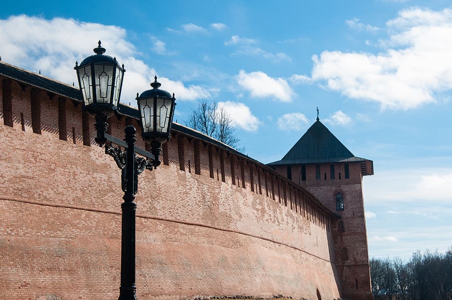 architecture, old, travel, sky, building, lantern, the kremlin, HD wallpaper