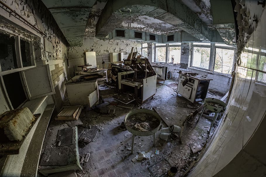 Abandoned Building, architecture, broken, calamity, Chernobyl HD wallpaper
