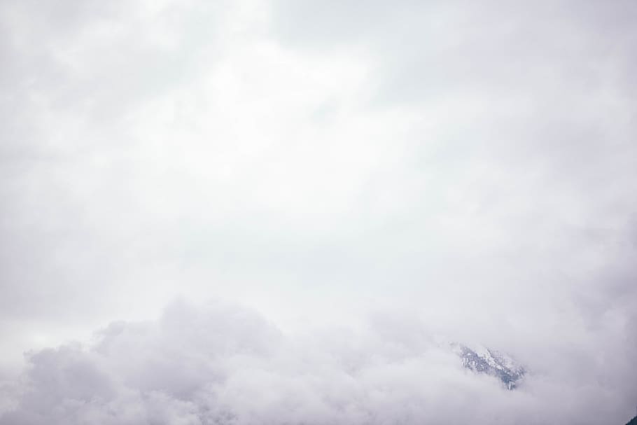 austria, kitzsteinhorn, cloud, cloudy, winter, mountain, trees HD wallpaper