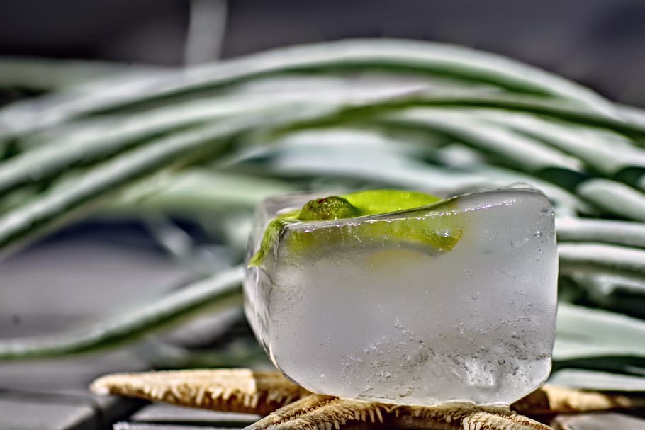 ice cubes, lime, summer, deco, attempt, refreshment, cold, cool HD wallpaper