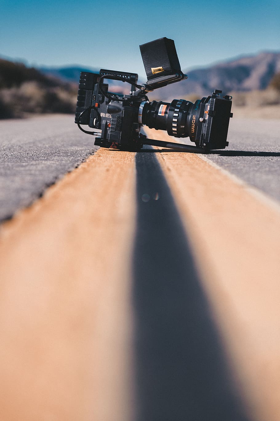 red, camera, video, road, street, nature, production, photography themes HD wallpaper