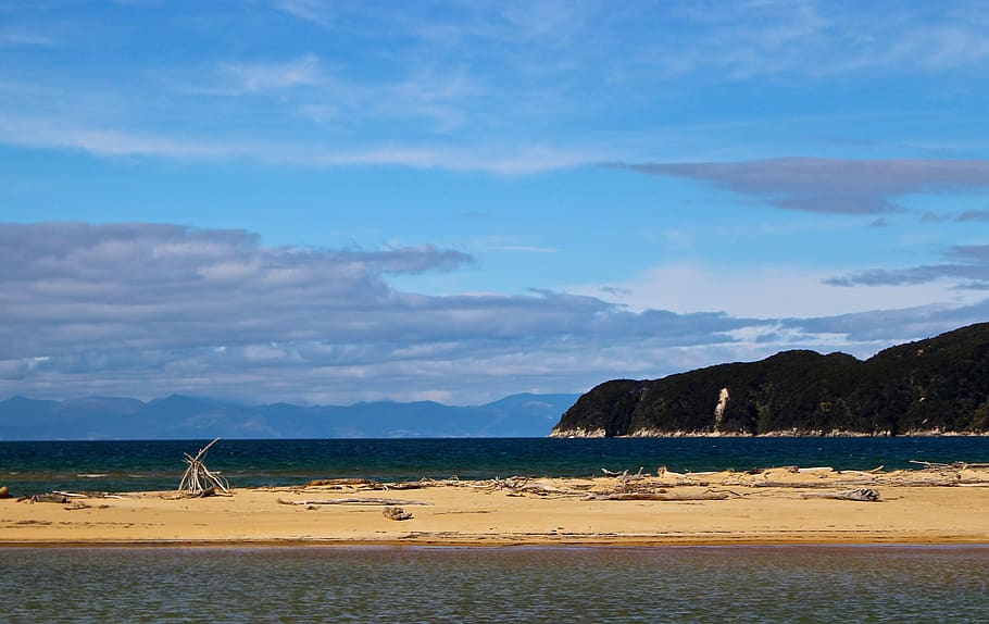 new zealand, south island, abel tasman national park, ocean, HD wallpaper