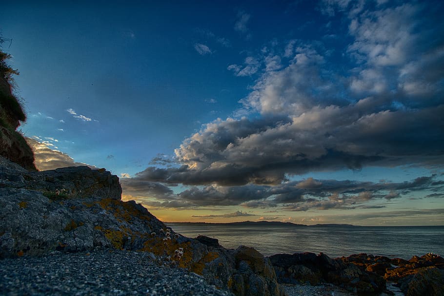 ireland, bray, sky, cloud - sky, scenics - nature, beauty in nature HD wallpaper