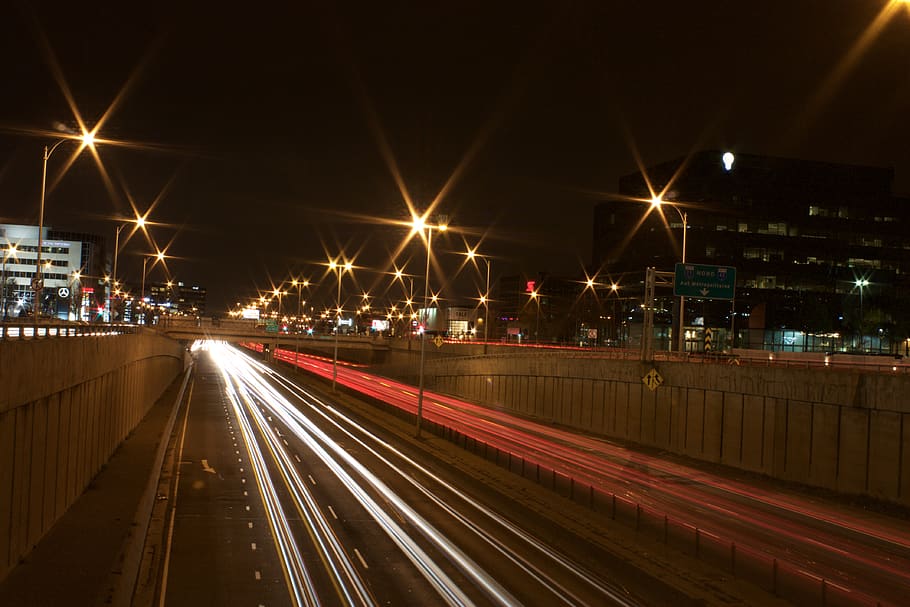 road, highway, asphalt, tarmac, building, metropolis, town HD wallpaper
