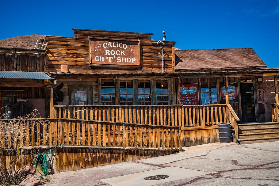 Calico Rock Gift Shop Signage, architecture, building, hut, roof HD wallpaper