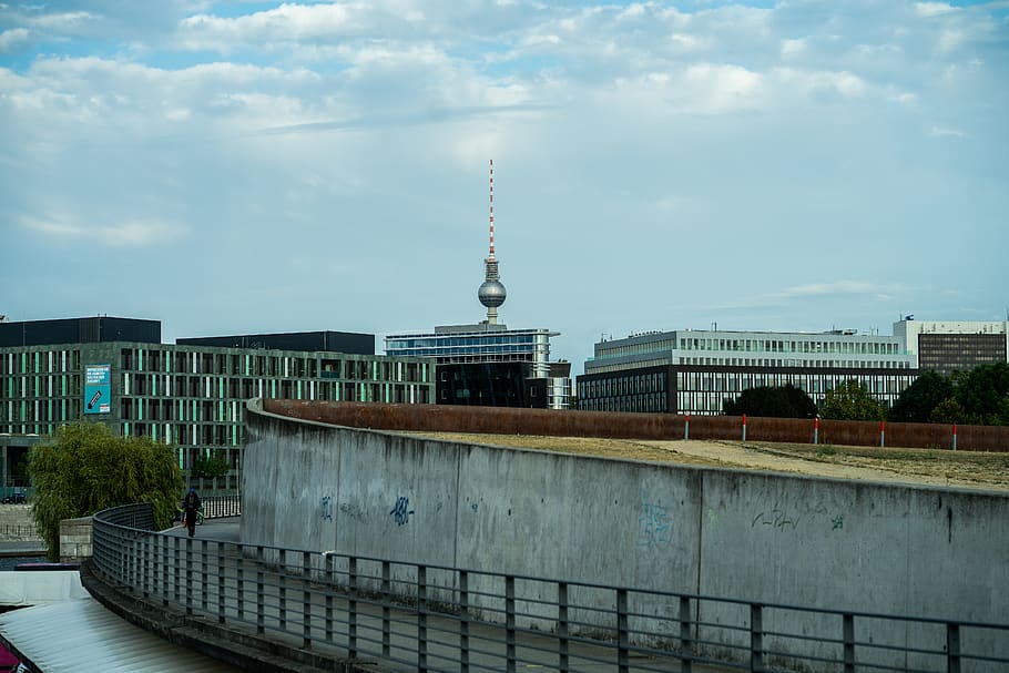 building, tower, steeple, architecture, spire, human, person HD wallpaper