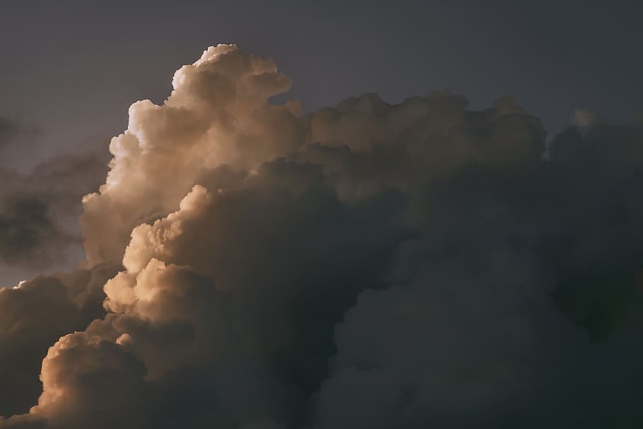 grey clouds, cloud - sky, beauty in nature, no people, low angle view HD wallpaper