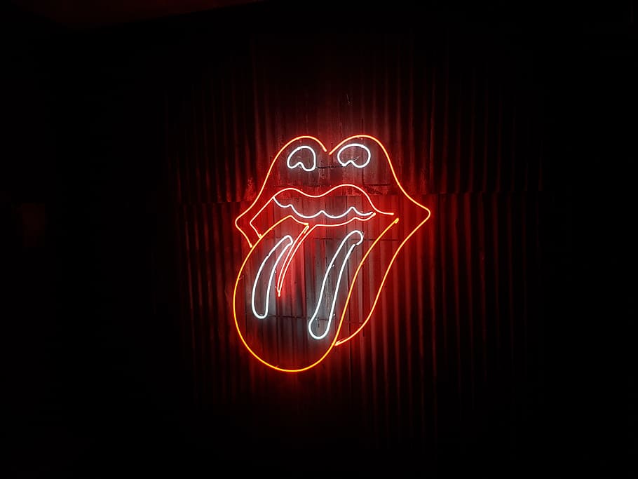 rolling stones tongue wallpaper