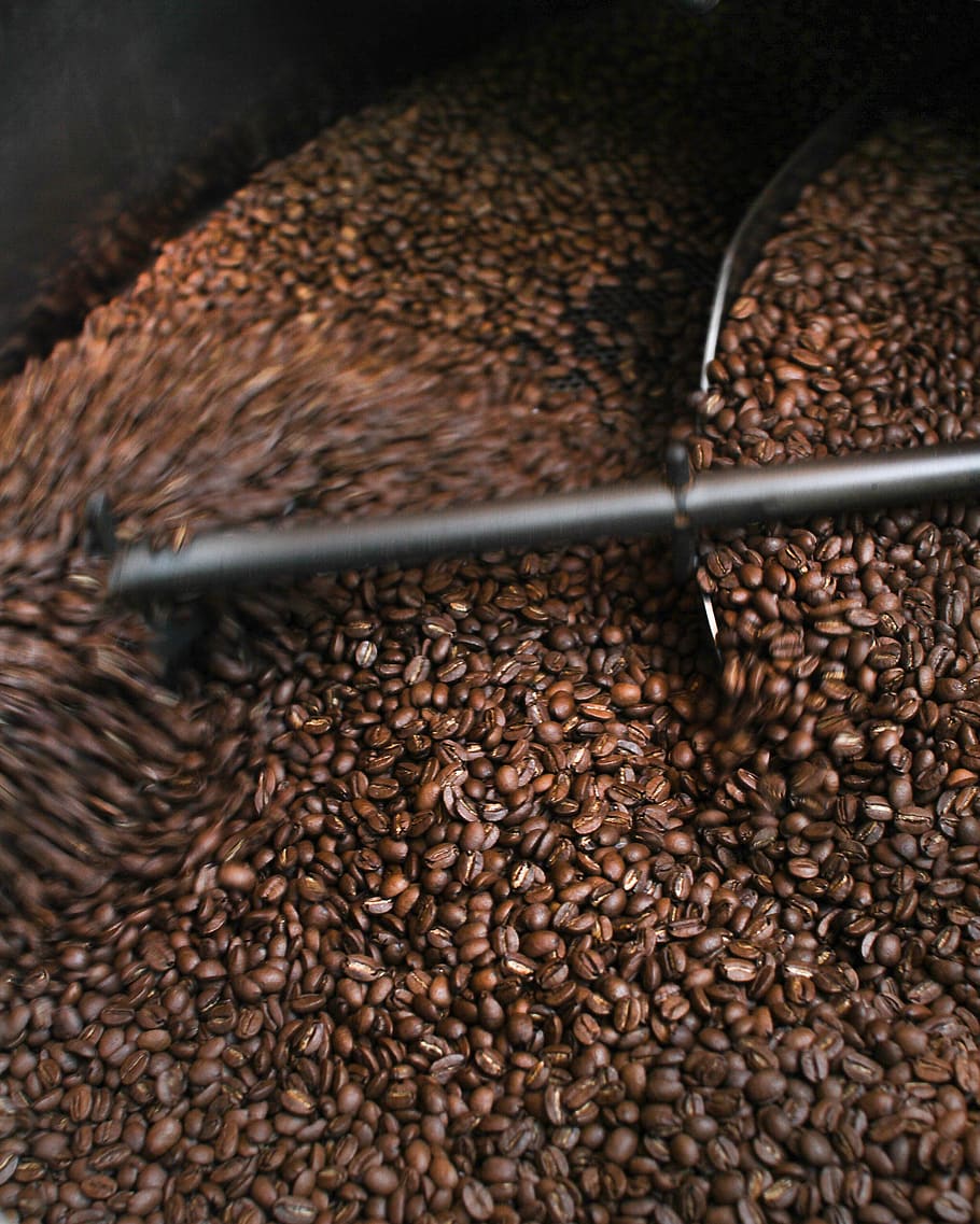 Brown Coffee Beans, caffeine, coffee roasting, roasted coffee bean HD wallpaper