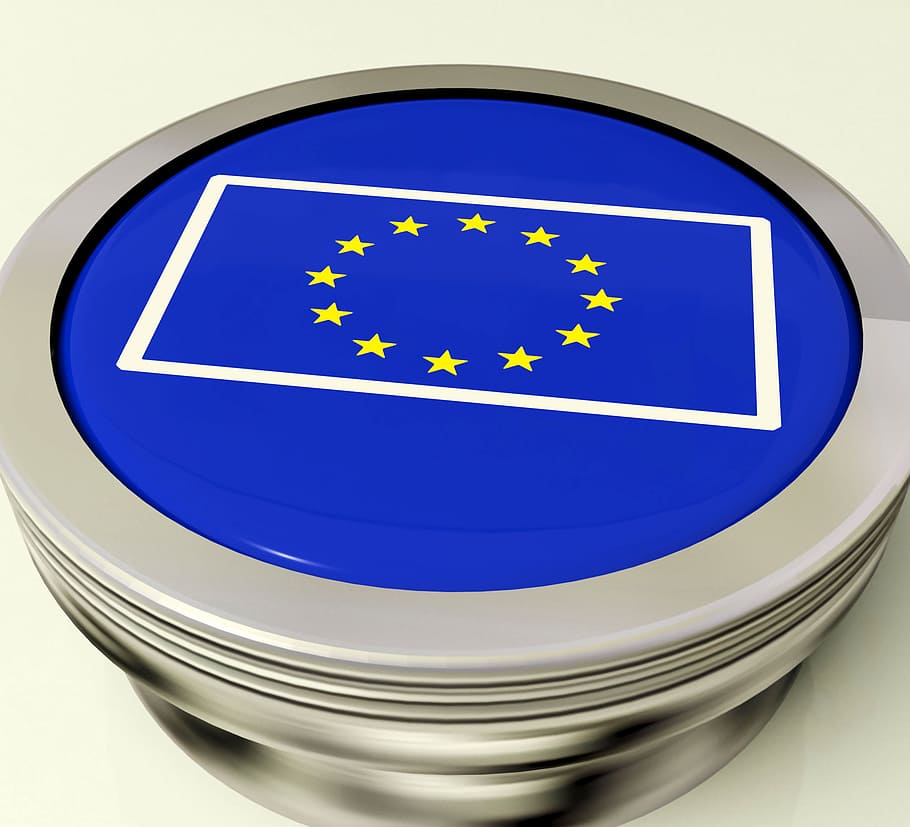 European Union Flag Switch Showing Government Of Europe, button HD wallpaper