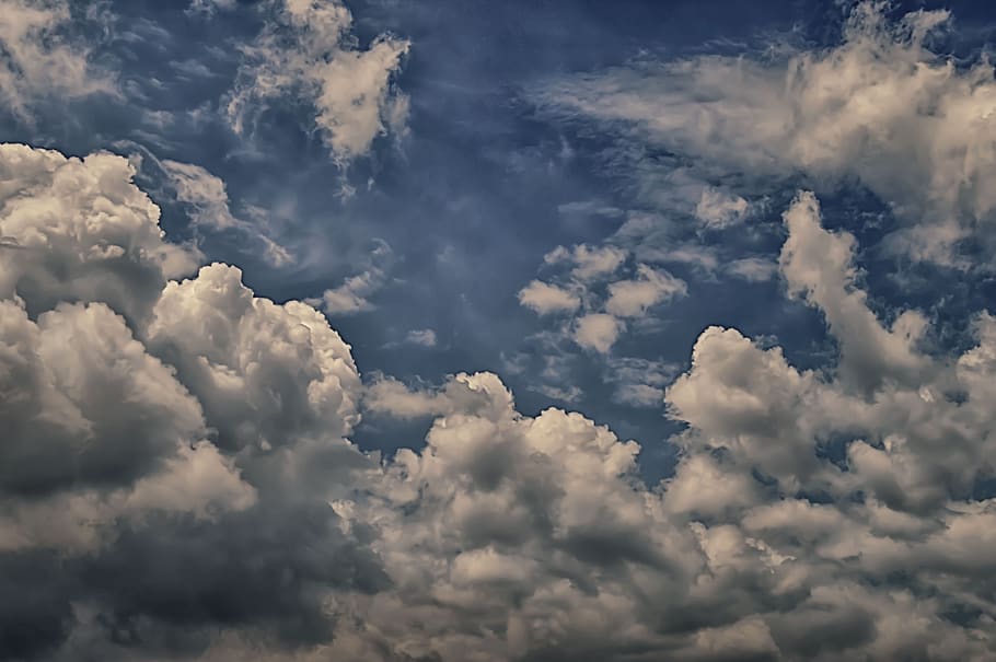 clouds, sky, atmosphere, cumulus, dramatic, climate, cloud - sky HD wallpaper