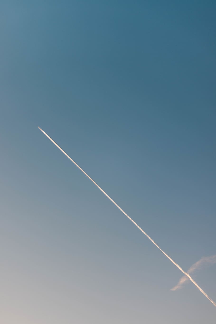 sky, plane, airplane, galaxy, nature, outdoor, space, evening HD wallpaper