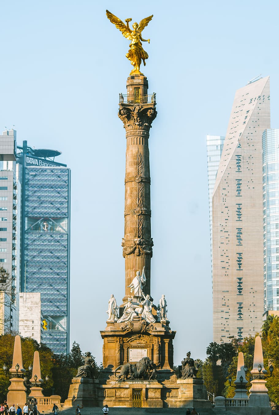 mexico, cdmx, city, monument, df, independence, angel, mexican