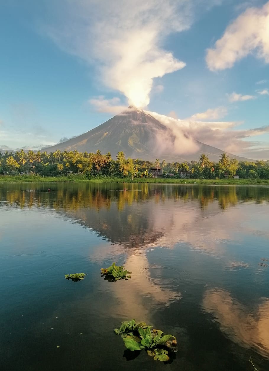 Photo Of A Mountain, environment, lakeside, landscape, reflection HD wallpaper