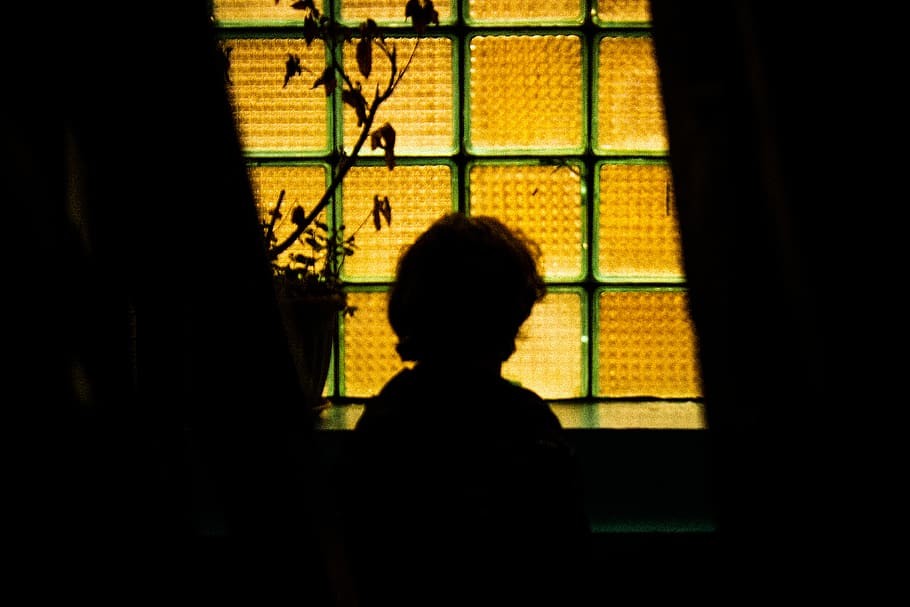 human, person, window, silhouette, building, architecture, skylight HD wallpaper