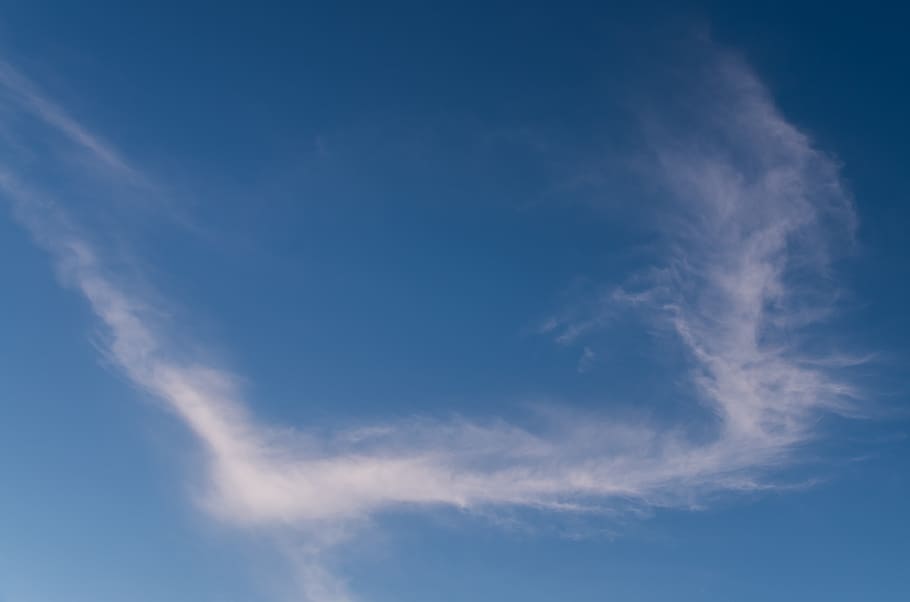 clouds, white, blue, cloudscape, delicate, pattern, sky, background HD wallpaper