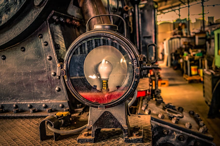 lock, lamp, light, spotlight, light bulb, current, electric HD wallpaper