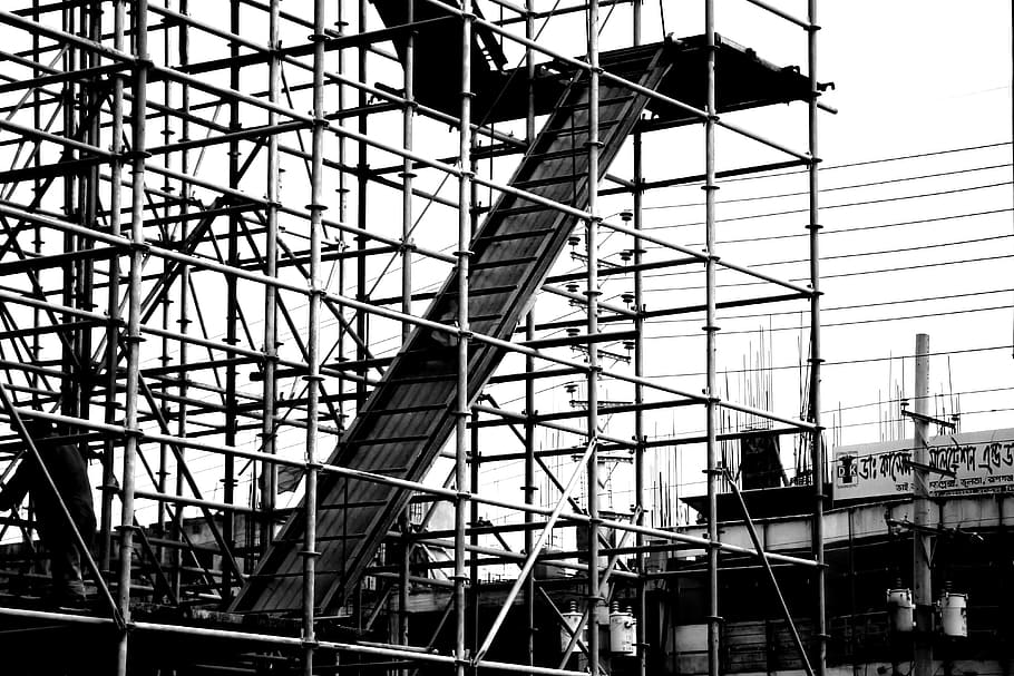 construction, construction site, build, work, built structure HD wallpaper