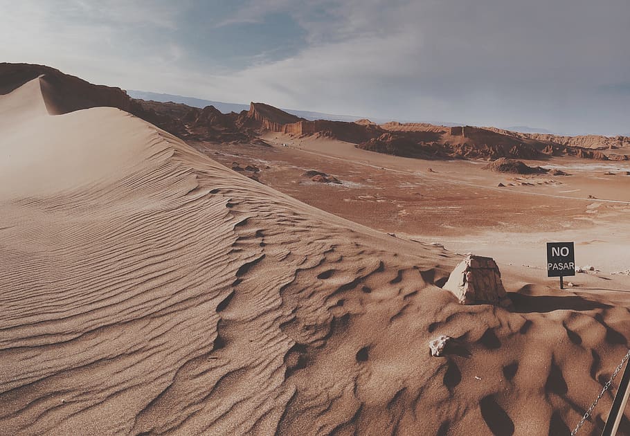 brown desert at daytime, soil, outdoors, sand, nature, unnamed road HD wallpaper