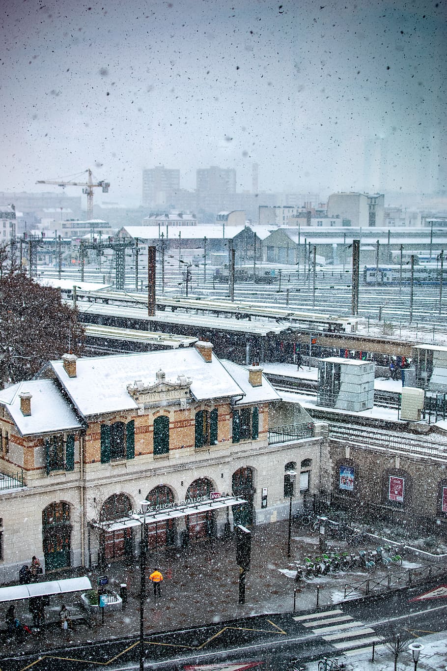 white concrete building, city, urban, france, metropolis, town HD wallpaper