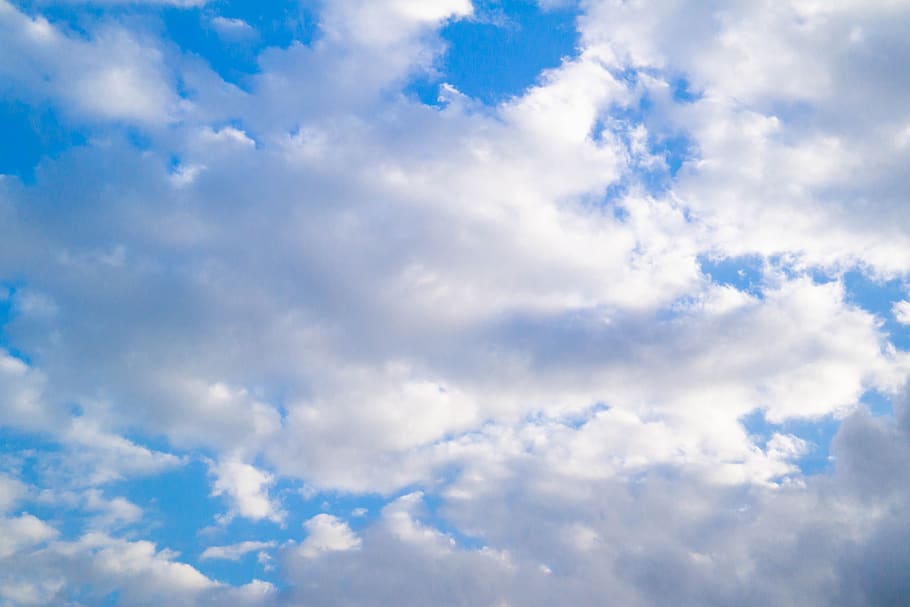 sky, cloud, typhoon, landscape, scenery, cloud - sky, blue HD wallpaper