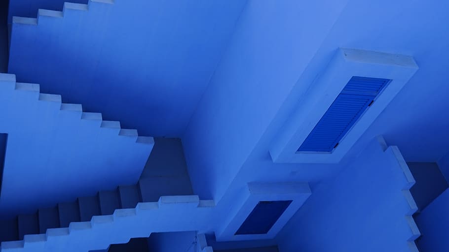 empty staircase, window, architecture, building, outdoors, skylight HD wallpaper