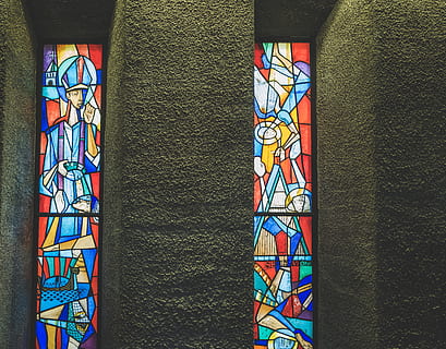 art, stained glass, window, england, church, cathedral, coventry HD wallpaper
