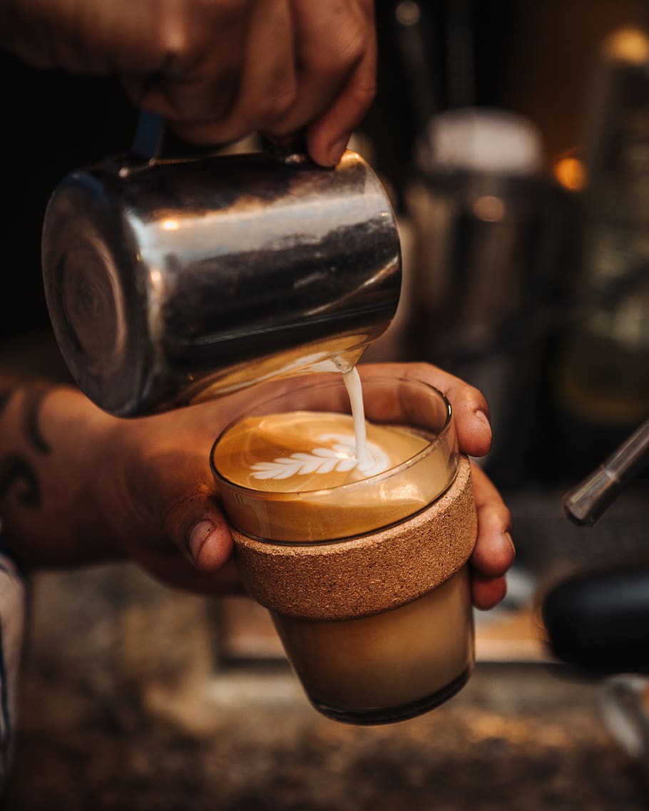 coffee, espresso, latte, drink, refreshment, food and drink HD wallpaper