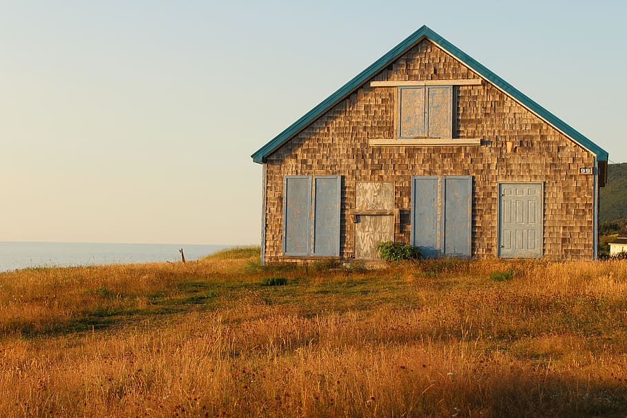 canada, cape breton island, cap breton, house, sunset, architecture, HD wallpaper