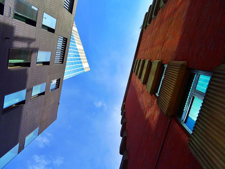 Brown Concrete Building, architectural design, architecture, buildings HD wallpaper