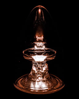 lamp, lampshade, fire, flame, lighting, glass, goblet, diwali HD wallpaper