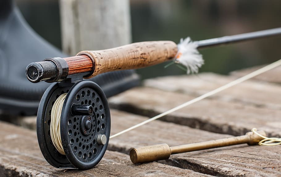 tool, fishing, hunt, catch, object, rod, focus on foreground HD wallpaper