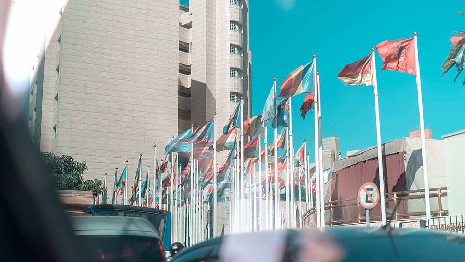 symbol, flag, car, automobile, transportation, vehicle, building HD wallpaper