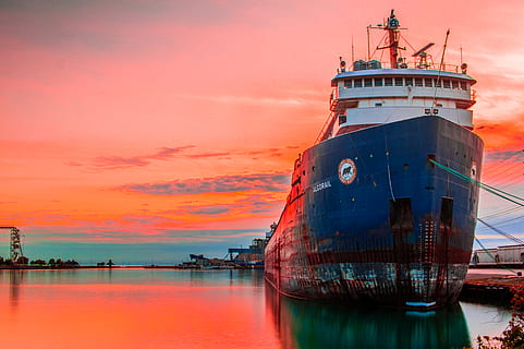 oil tanker ship, nautical vessel, water, sea, transportation HD wallpaper