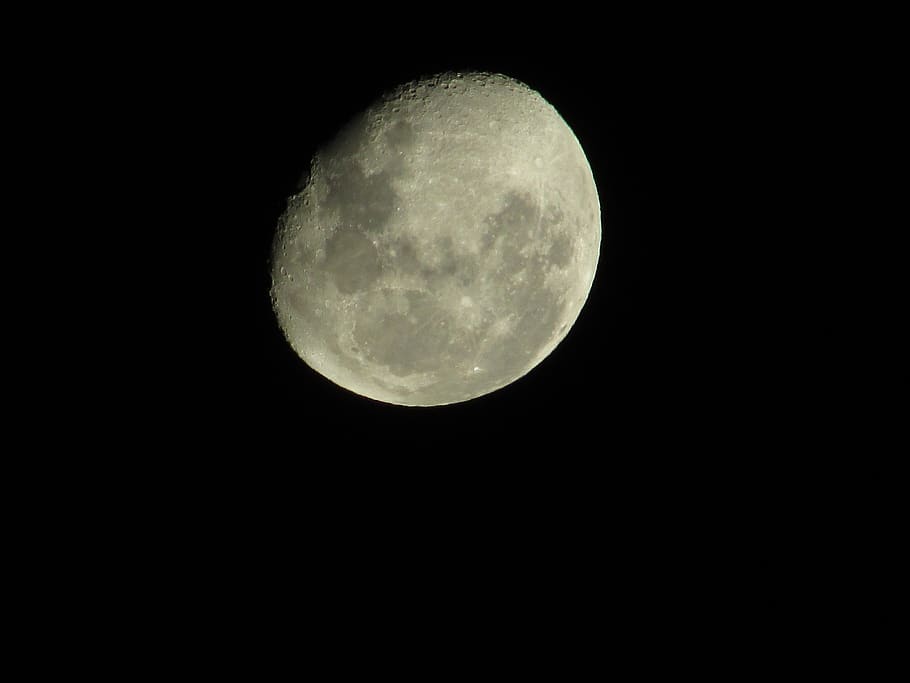 argentina, monte caseros, luna, moon, night, space, astronomy HD wallpaper