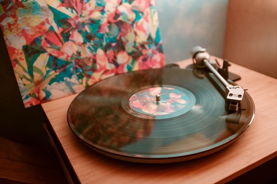 record, indoors, arts culture and entertainment, turntable HD wallpaper