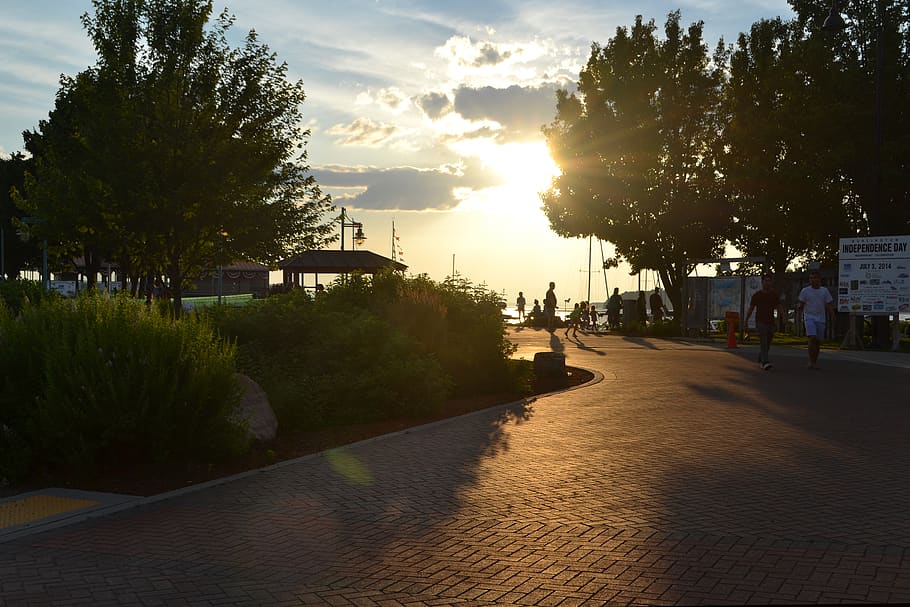 flare, light, walkway, path, person, human, pavement, sidewalk HD wallpaper