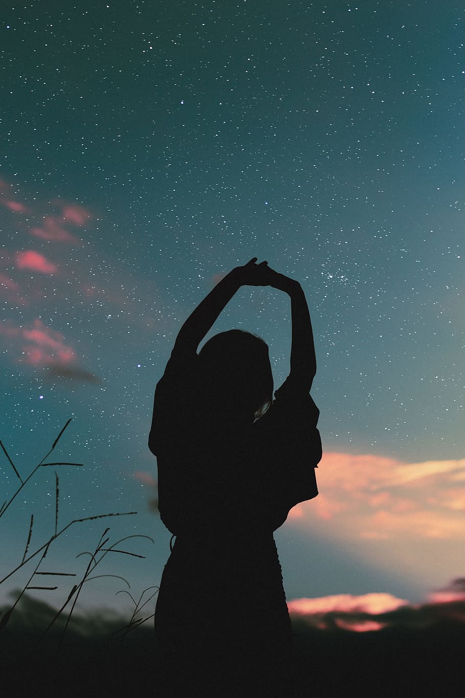 A sky full of stars., woman, female, astrophotography, night